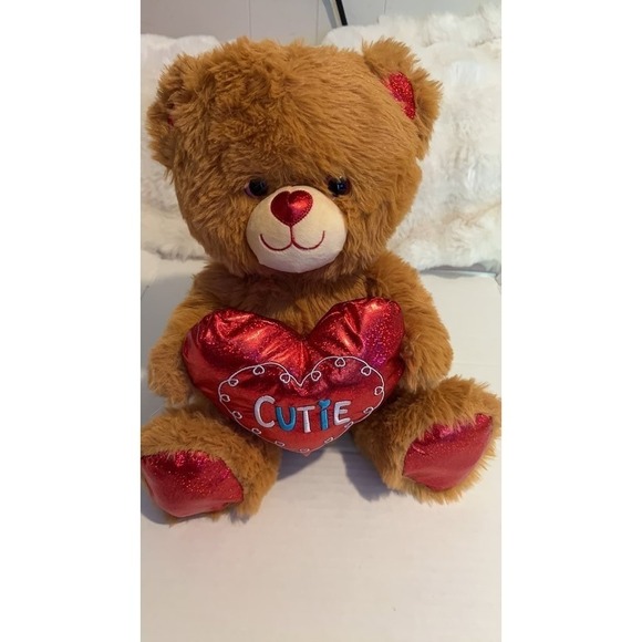 Homerbest Other - Shimmering Heart 'Cutie' Teddy Bear Plush